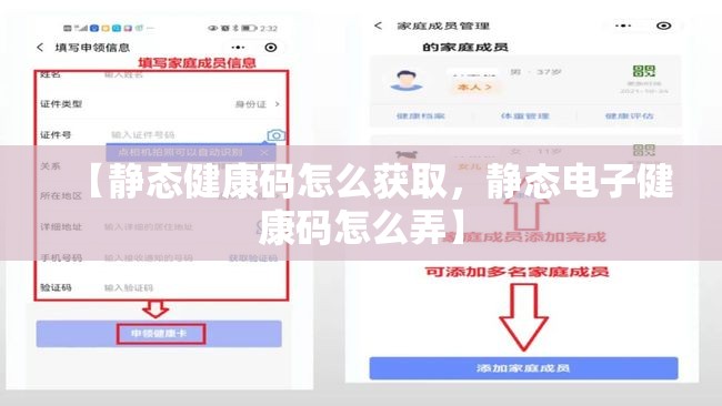 【静态健康码怎么获取，静态电子健康码怎么弄】