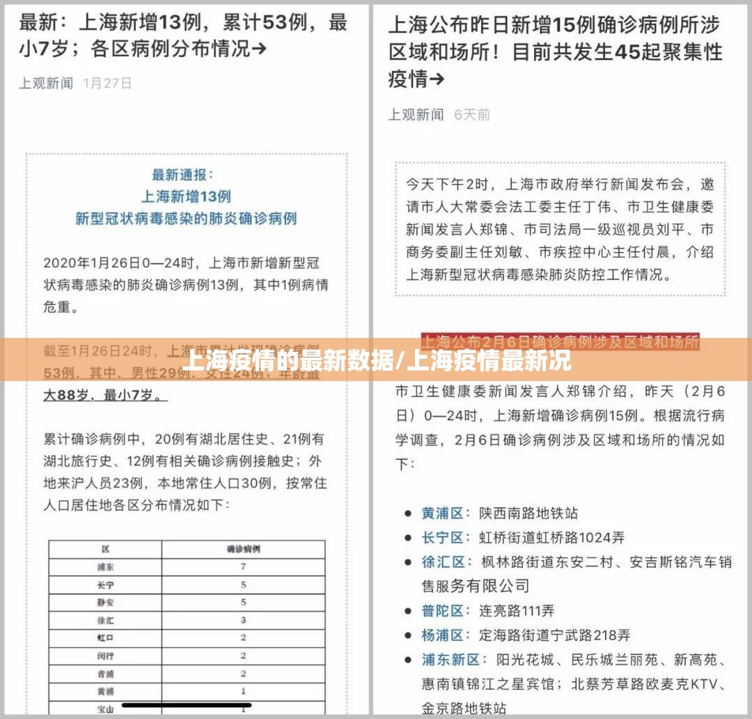 上海疫情的最新数据/上海疫情最新况