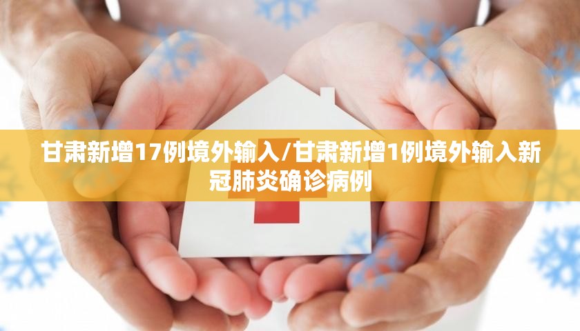 甘肃新增17例境外输入/甘肃新增1例境外输入新冠肺炎确诊病例