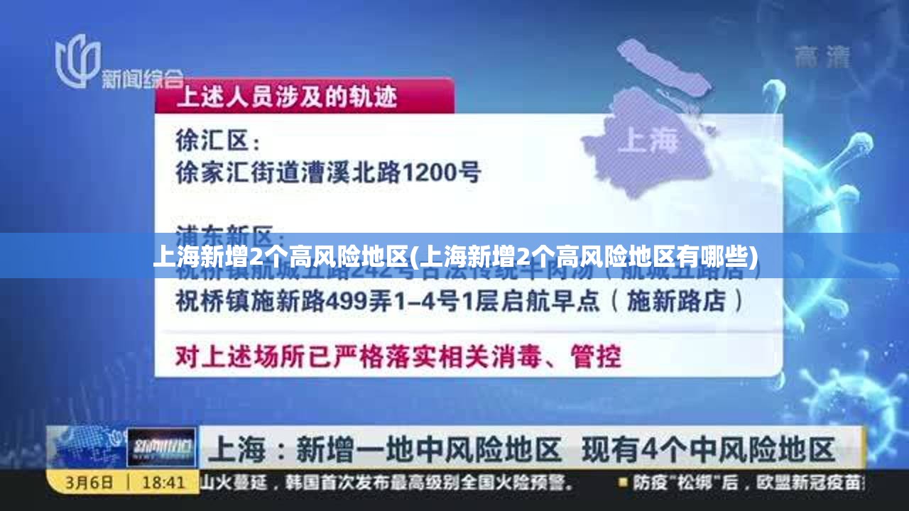上海新增2个高风险地区(上海新增2个高风险地区有哪些)