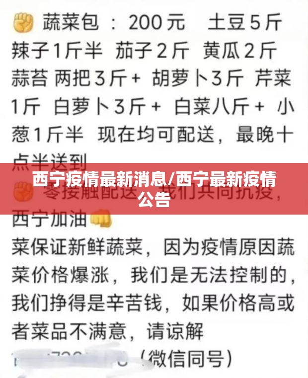 西宁疫情最新消息/西宁最新疫情公告