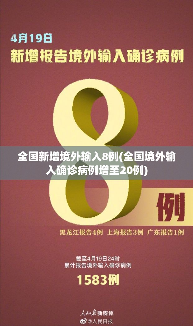 全国新增境外输入8例(全国境外输入确诊病例增至20例)