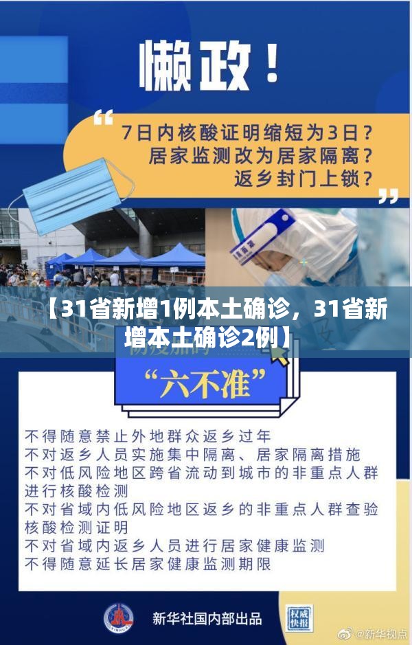 【31省新增1例本土确诊，31省新增本土确诊2例】