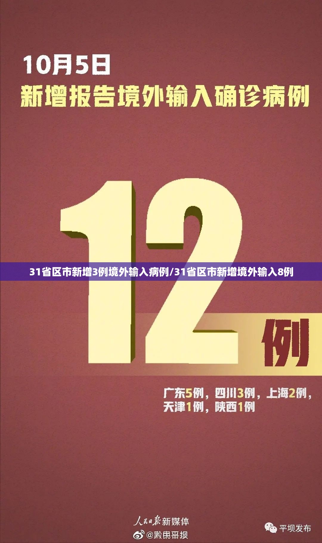 31省区市新增3例境外输入病例/31省区市新增境外输入8例 31省区市新增3例境外输入病例/31省区市新增境外输入8例