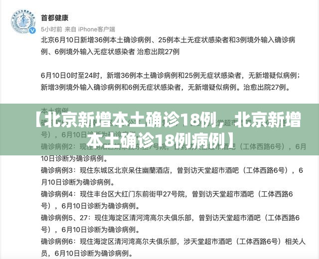 【北京新增本土确诊18例,北京新增本土确诊18例病例】 【北京新增本土确诊18例,北京新增本土确诊18例病例】