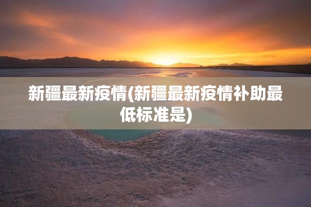 新疆最新疫情(新疆最新疫情补助最低标准是)