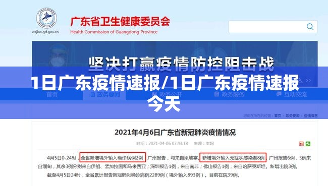 1日广东疫情速报/1日广东疫情速报今天