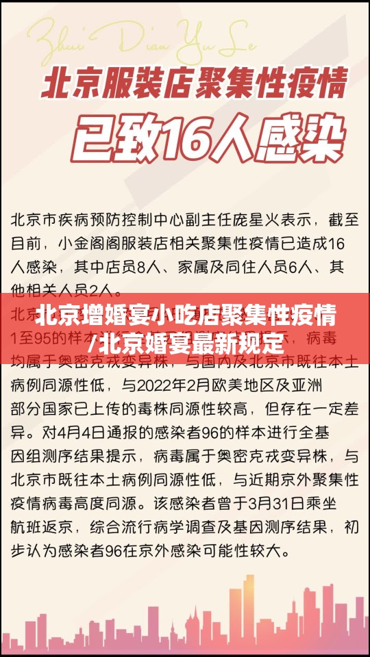 北京增婚宴小吃店聚集性疫情/北京婚宴最新规定