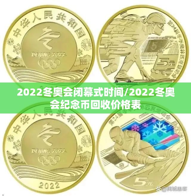 2022冬奥会闭幕式时间/2022冬奥会纪念币回收价格表