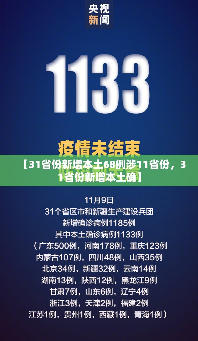 【31省份新增本土68例涉11省份，31省份新增本土确】