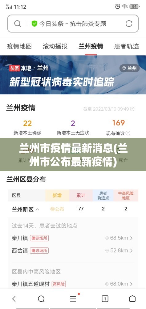兰州市疫情最新消息(兰州市公布最新疫情) 兰州市疫情最新消息(兰州市公布最新疫情)
