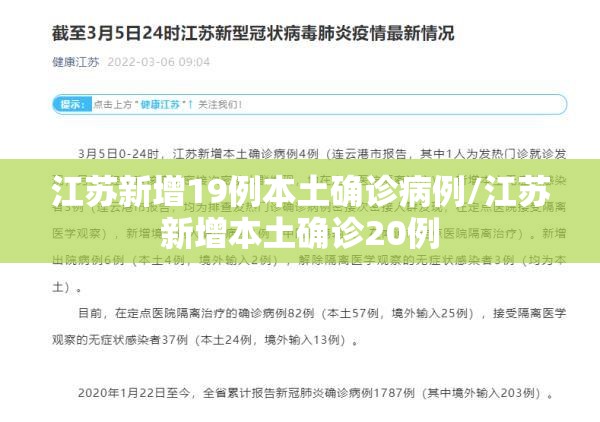 江苏新增19例本土确诊病例/江苏新增本土确诊20例