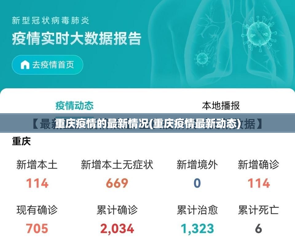 重庆疫情的最新情况(重庆疫情最新动态) 重庆疫情的最新情况(重庆疫情最新动态)
