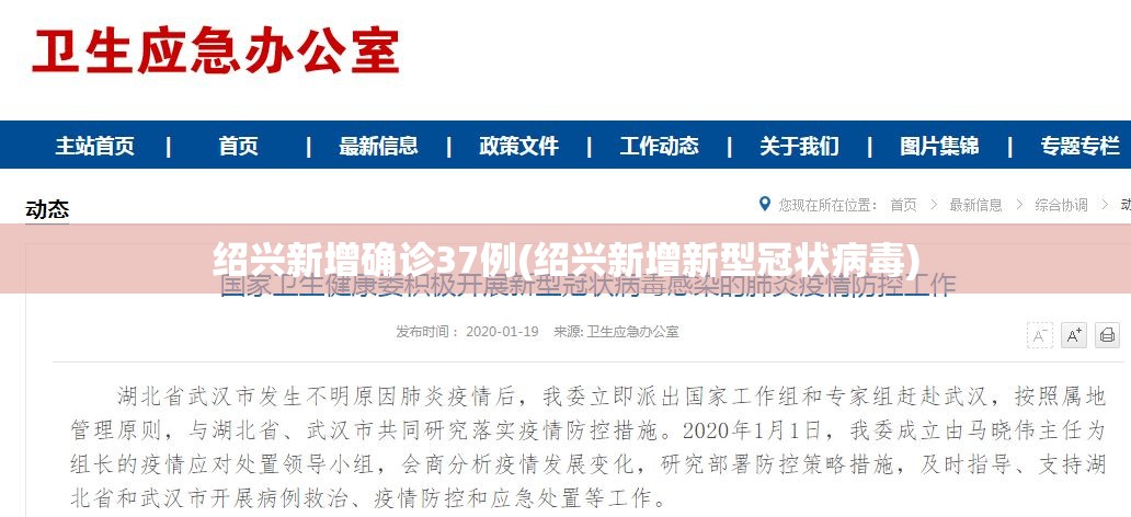 绍兴新增确诊37例(绍兴新增新型冠状病毒) 绍兴新增确诊37例(绍兴新增新型冠状病毒)