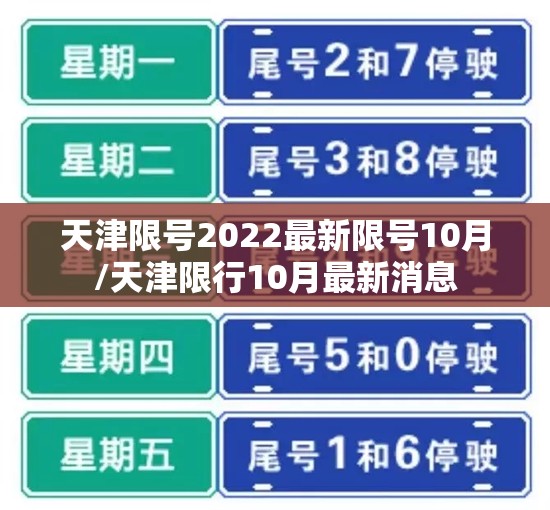 天津限号2022最新限号10月/天津限行10月最新消息