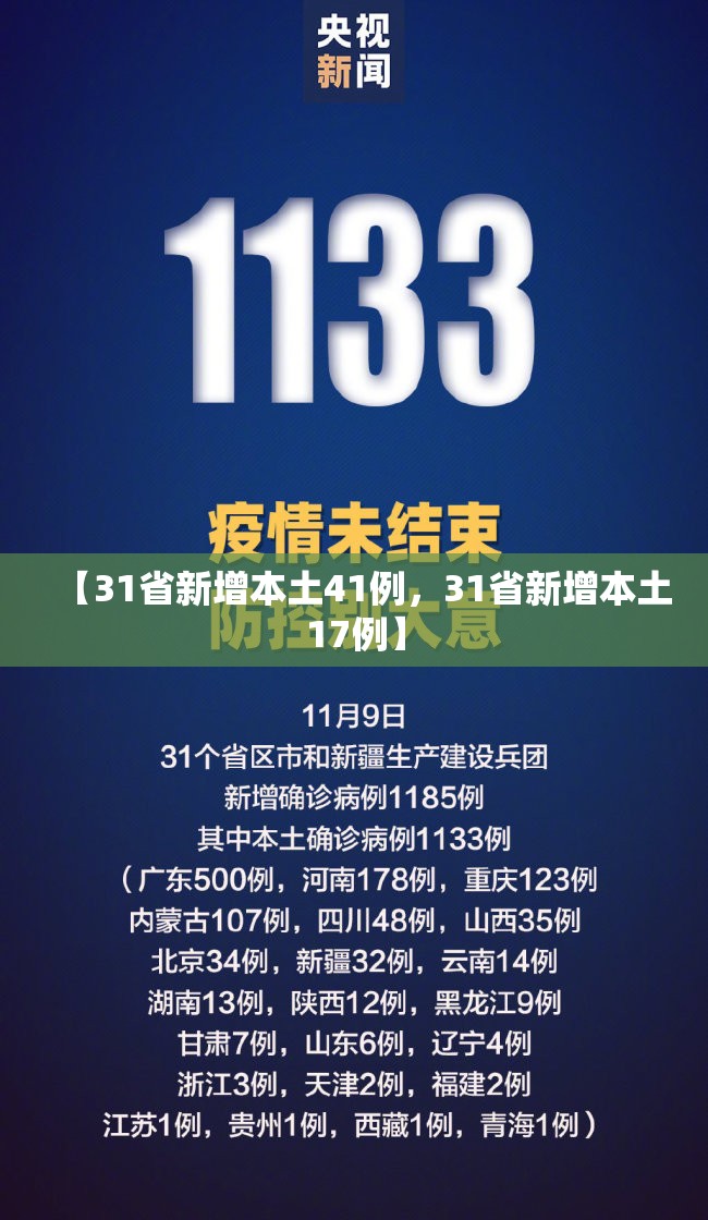 【31省新增本土41例，31省新增本土17例】