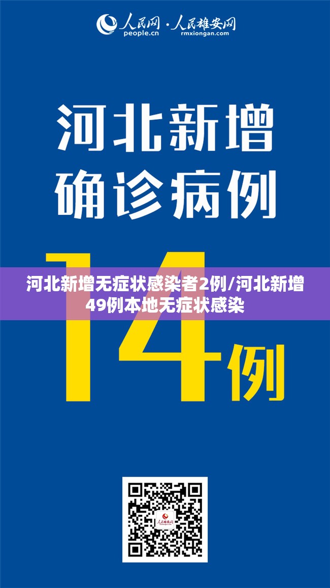 河北新增无症状感染者2例/河北新增49例本地无症状感染