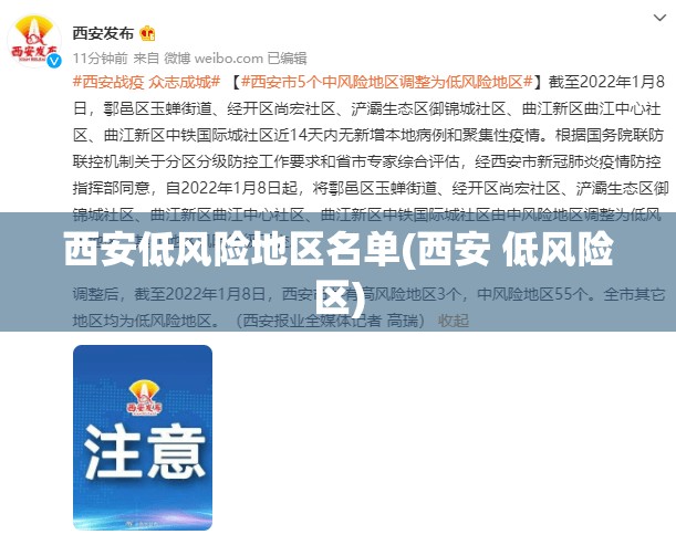 西安低风险地区名单(西安 低风险区)