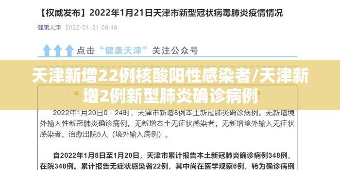 天津新增22例核酸阳性感染者/天津新增2例新型肺炎确诊病例