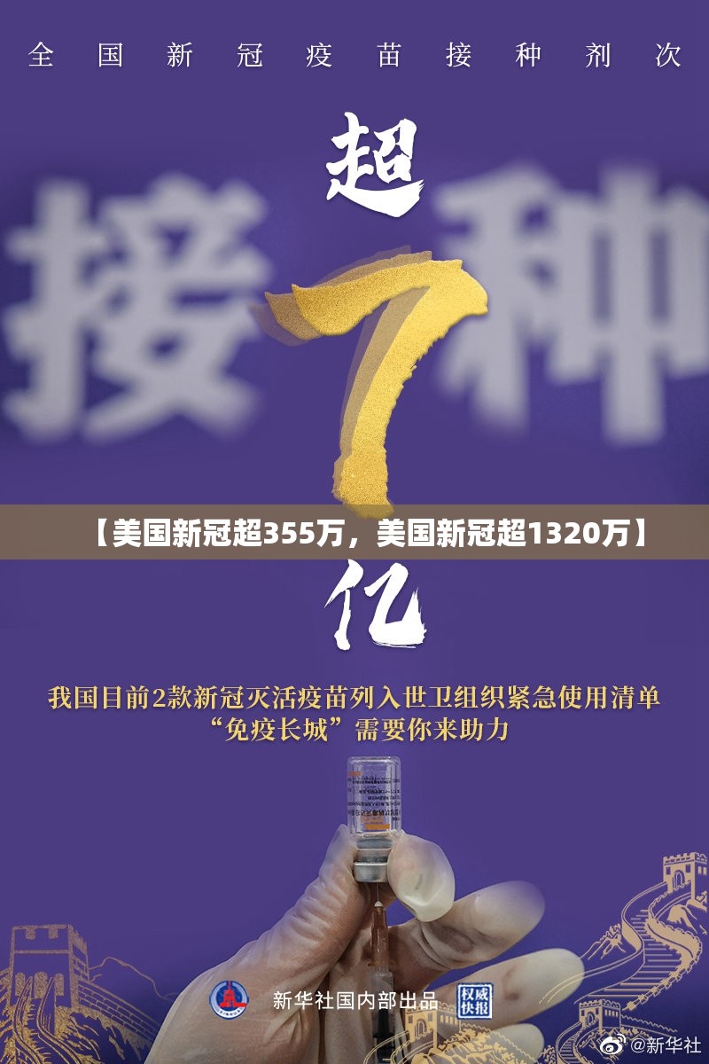 【美国新冠超355万，美国新冠超1320万】