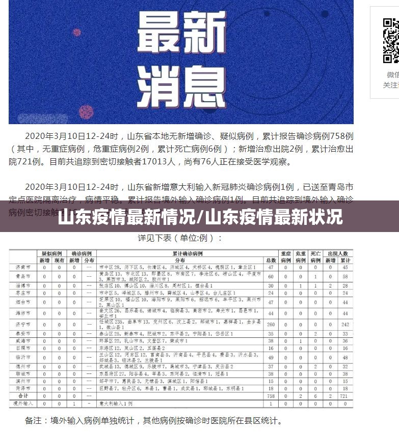 山东疫情最新情况/山东疫情最新状况