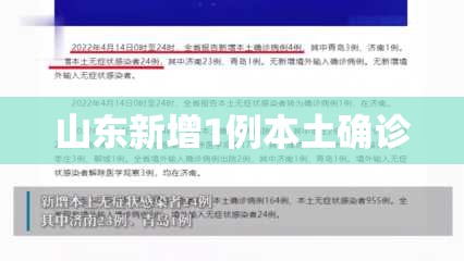 山东新增1例本土确诊