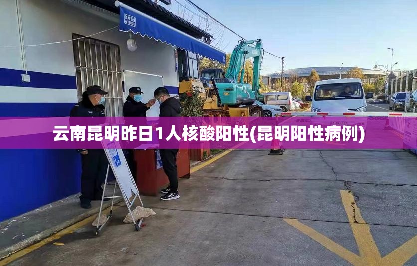 云南昆明昨日1人核酸阳性(昆明阳性病例)