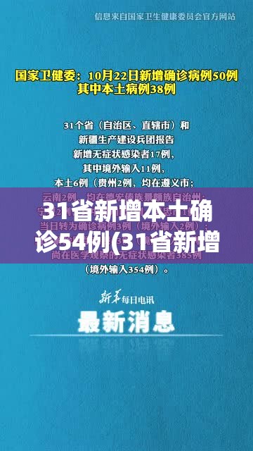 31省新增本土确诊54例(31省新增本土确诊126例)