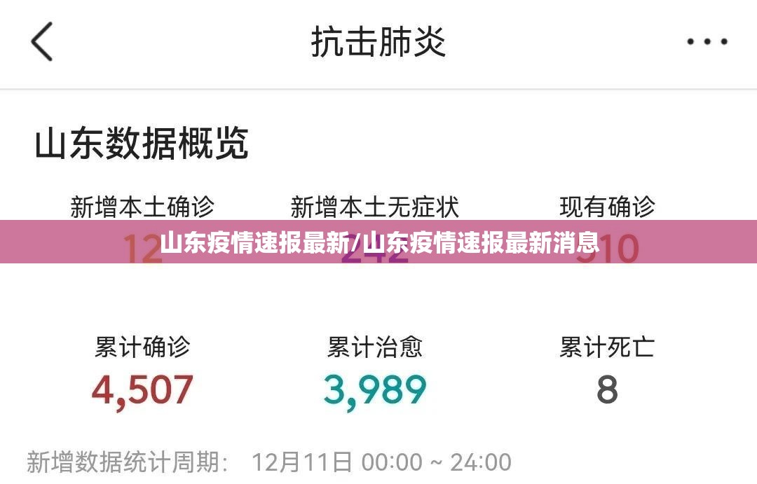 山东疫情速报最新/山东疫情速报最新消息