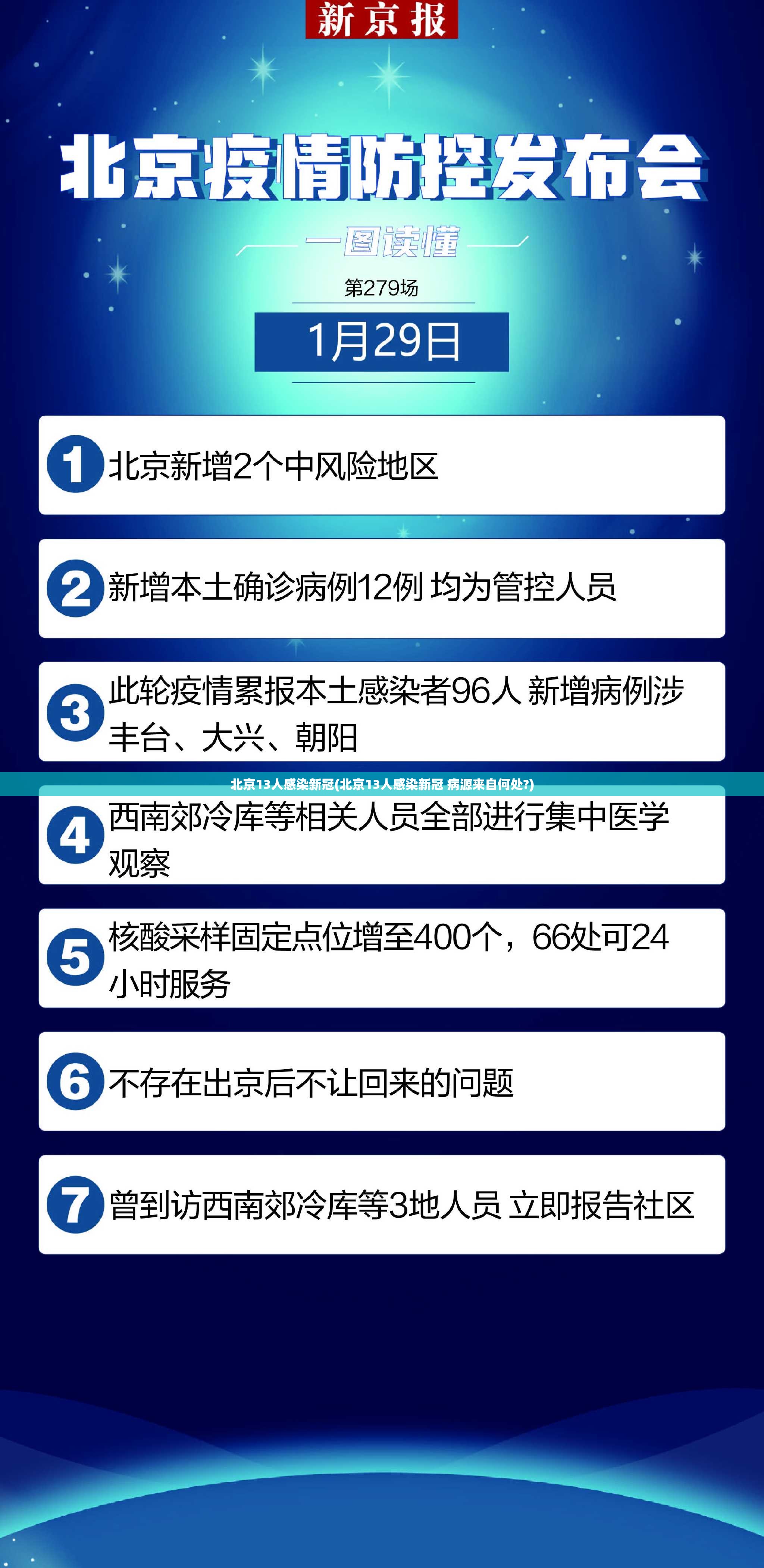 北京13人感染新冠(北京13人感染新冠 病源来自何处?)