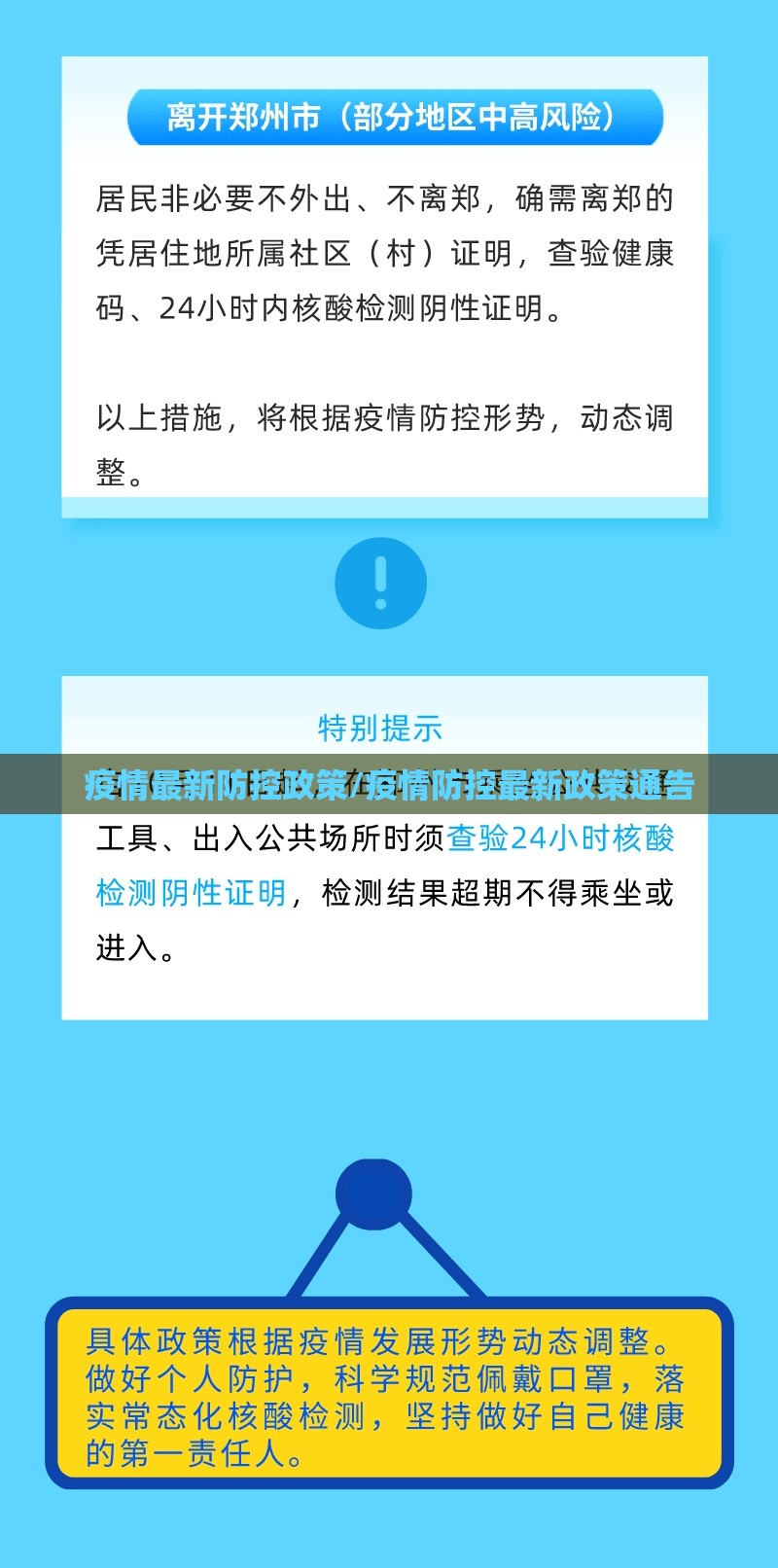 疫情最新防控政策/疫情防控最新政策通告