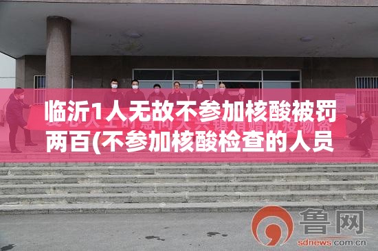 临沂1人无故不参加核酸被罚两百(不参加核酸检查的人员怎么处理) 临沂1人无故不参加核酸被罚两百(不参加核酸检查的人员怎么处理)