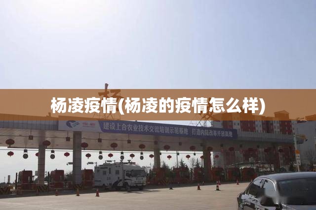 杨凌疫情(杨凌的疫情怎么样)