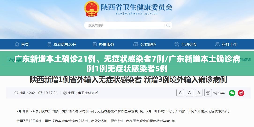 广东新增本土确诊21例、无症状感染者7例/广东新增本土确诊病例1例无症状感染者5例 广东新增本土确诊21例、无症状感染者7例/广东新增本土确诊病例1例无症状感染者5例