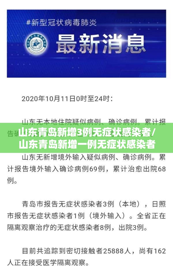 山东青岛新增3例无症状感染者/山东青岛新增一例无症状感染者