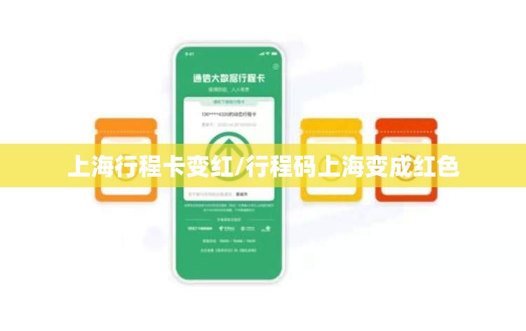 上海行程卡变红/行程码上海变成红色 上海行程卡变红/行程码上海变成红色