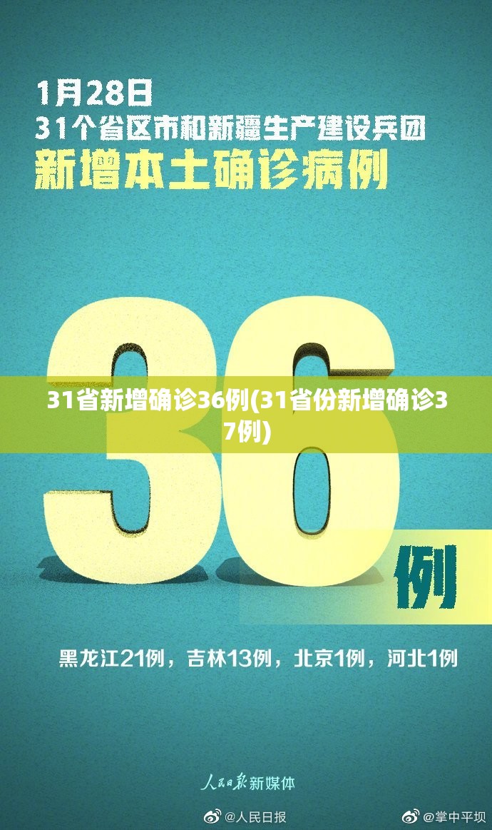 31省新增确诊36例(31省份新增确诊37例)