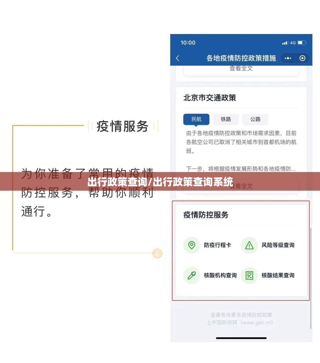 出行政策查询/出行政策查询系统