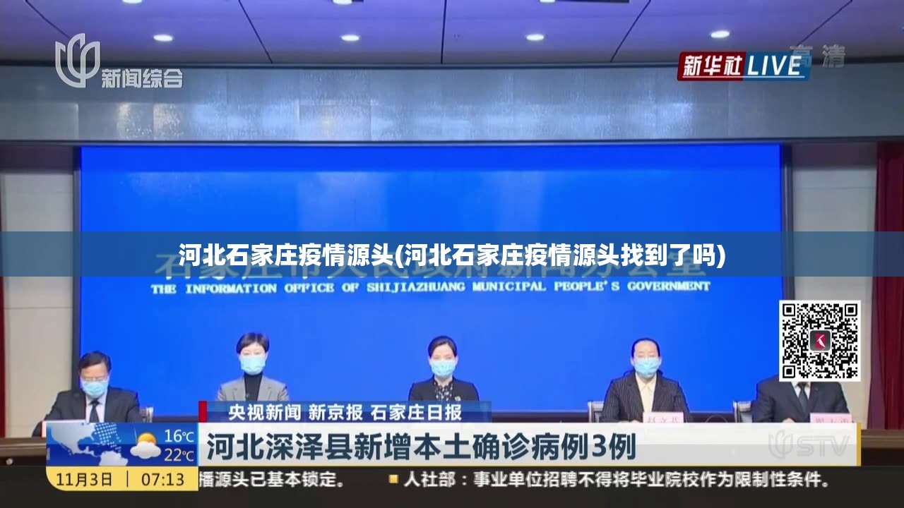 河北石家庄疫情源头(河北石家庄疫情源头找到了吗)