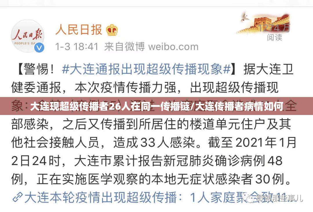 大连现超级传播者26人在同一传播链/大连传播者病情如何