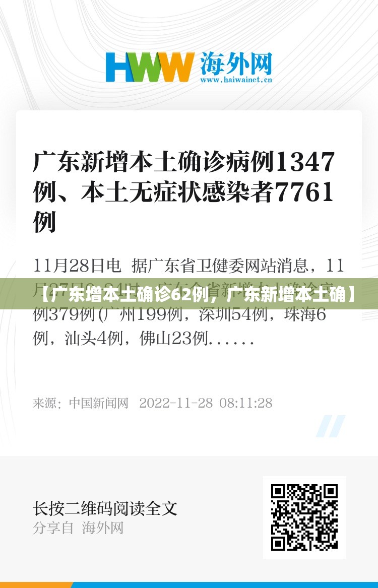 【广东增本土确诊62例,广东新增本土确】 【广东增本土确诊62例,广东新增本土确】
