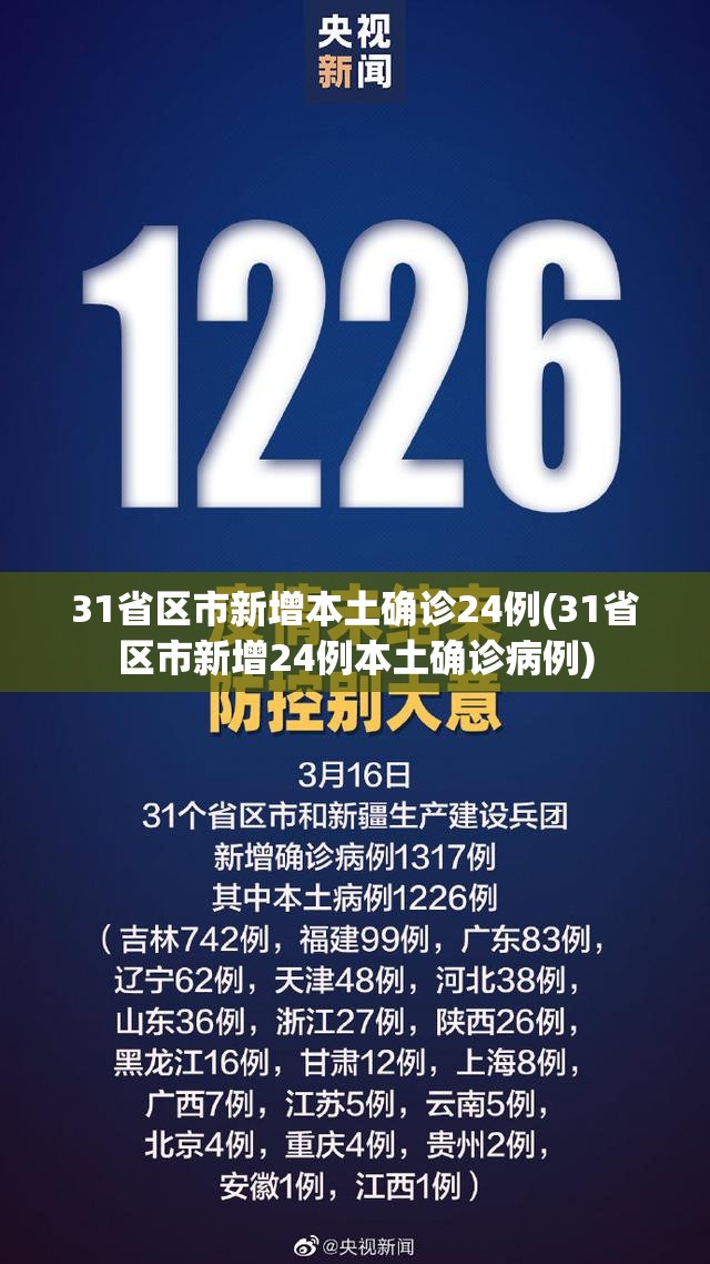 31省区市新增本土确诊24例(31省区市新增24例本土确诊病例)