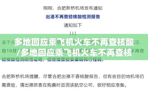 多地回应乘飞机火车不再查核酸/多地回应乘飞机火车不再查核酸结果