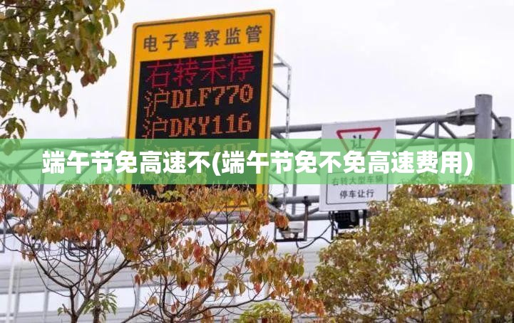 端午节免高速不(端午节免不免高速费用)