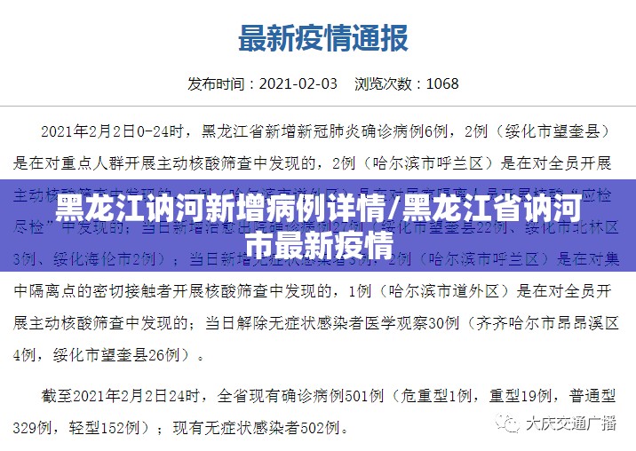 黑龙江讷河新增病例详情/黑龙江省讷河市最新疫情