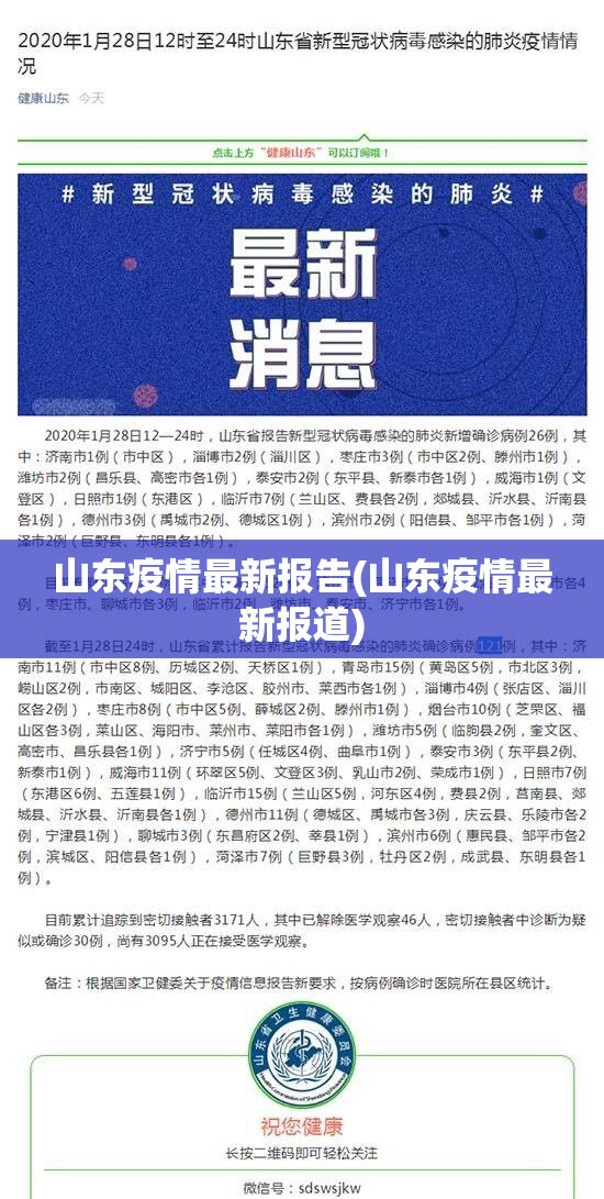 山东疫情最新报告(山东疫情最新报道)