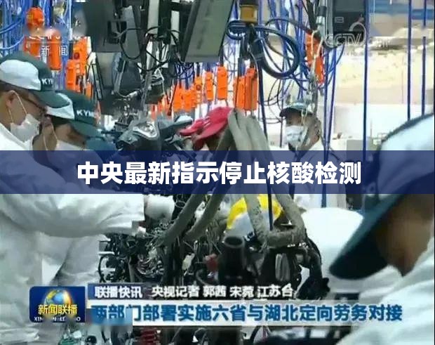 中央最新指示停止核酸检测