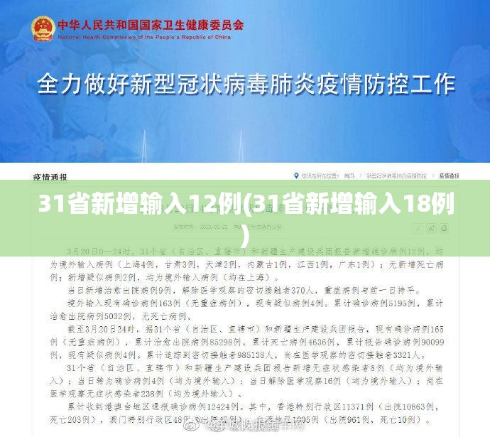 31省新增输入12例(31省新增输入18例)