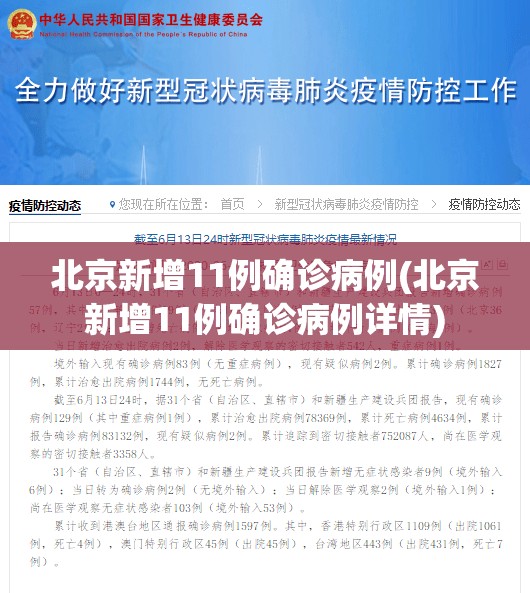 北京新增11例确诊病例(北京新增11例确诊病例详情)