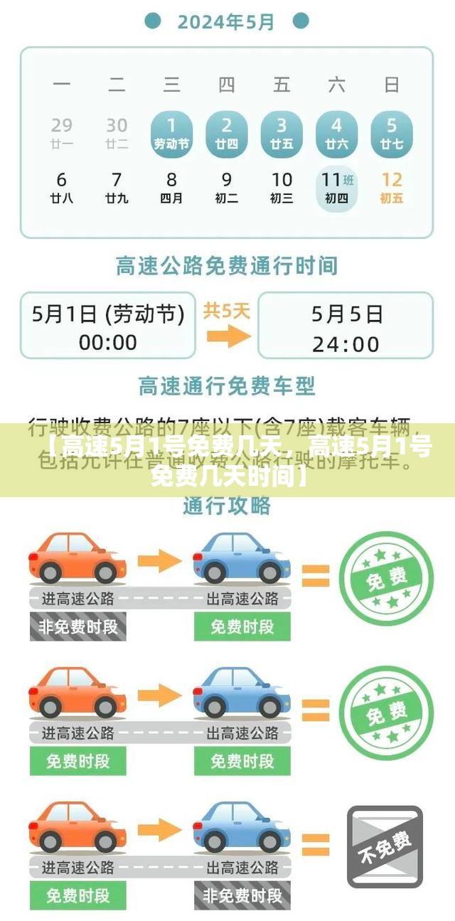 【高速5月1号免费几天，高速5月1号免费几天时间】